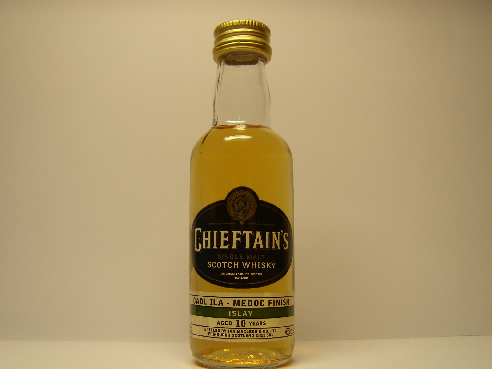 SMSW 10yo "Chieftain´s" 5cl 43%vol.